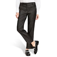 Riviera Slim Pants Metallic Houndstooth Jacquard