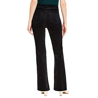 5 Pocket Slim Flare Pants Velvet