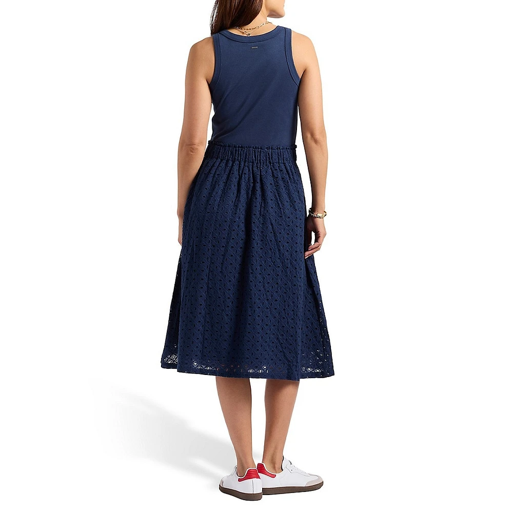 Drea Eyelet Tank Dress