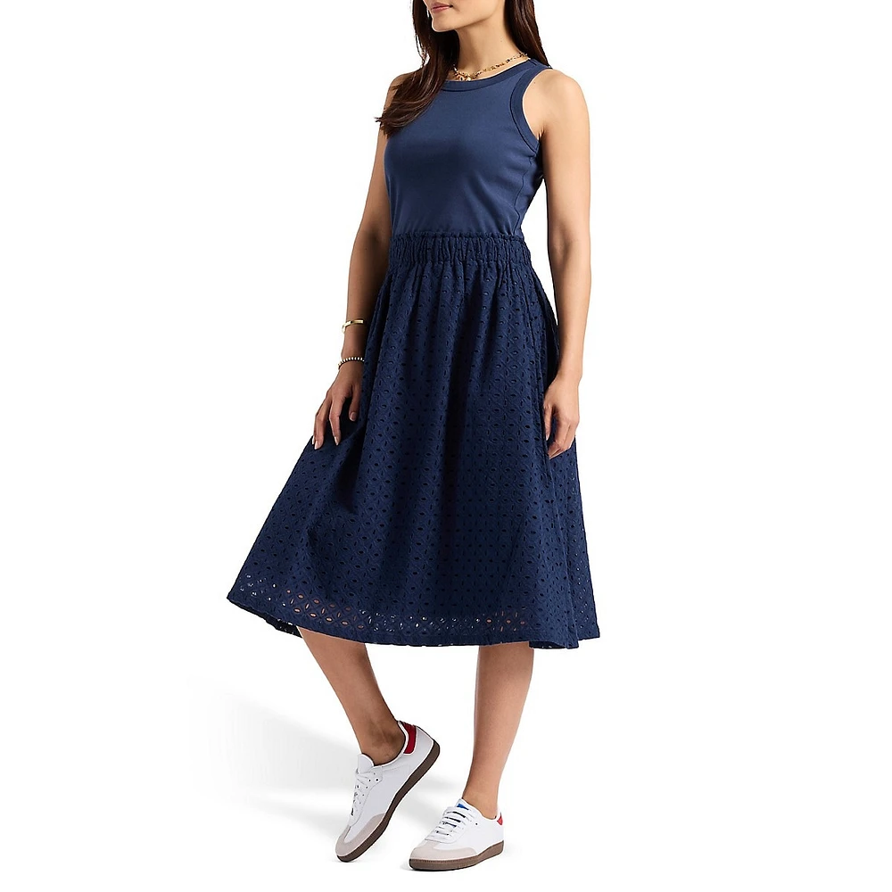Drea Eyelet Tank Dress
