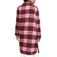 Plaid Oversized Overcoat