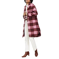 Plaid Oversized Overcoat