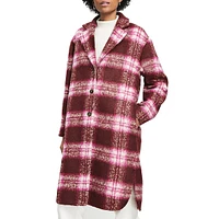 Plaid Oversized Overcoat