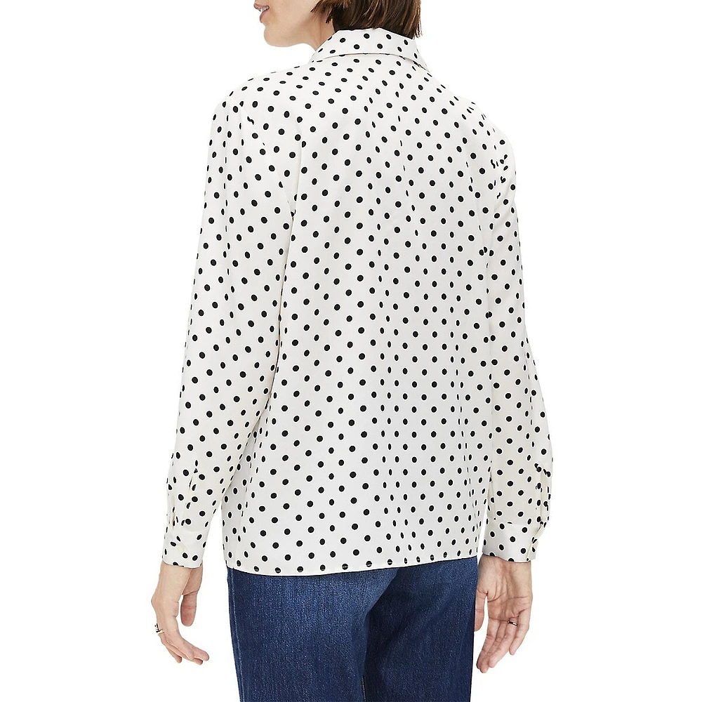 Dotted Everyday Relaxed Blouse