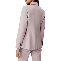 Le blazer à un bouton en stretch intemporel