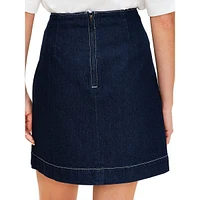 Denim Utility Skirt Rinse Wash