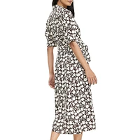 Tulip Belted Midi Pocket Dress