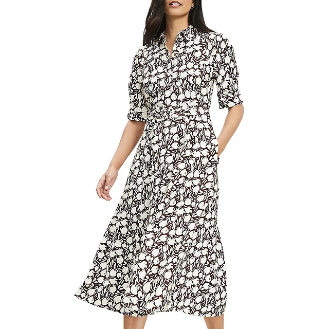 tulip belted midi pocket dress LOFT Tulip Belted Midi Pocket Dress at Coquitlam Centre in Coquitlam, BC