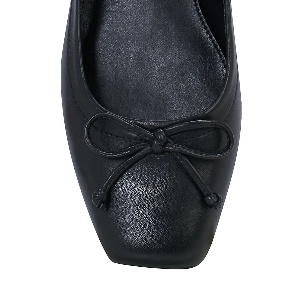 Corrine Leather Ballet Flats