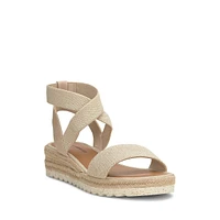Sandales espadrilles à plateforme et cheville Thimba