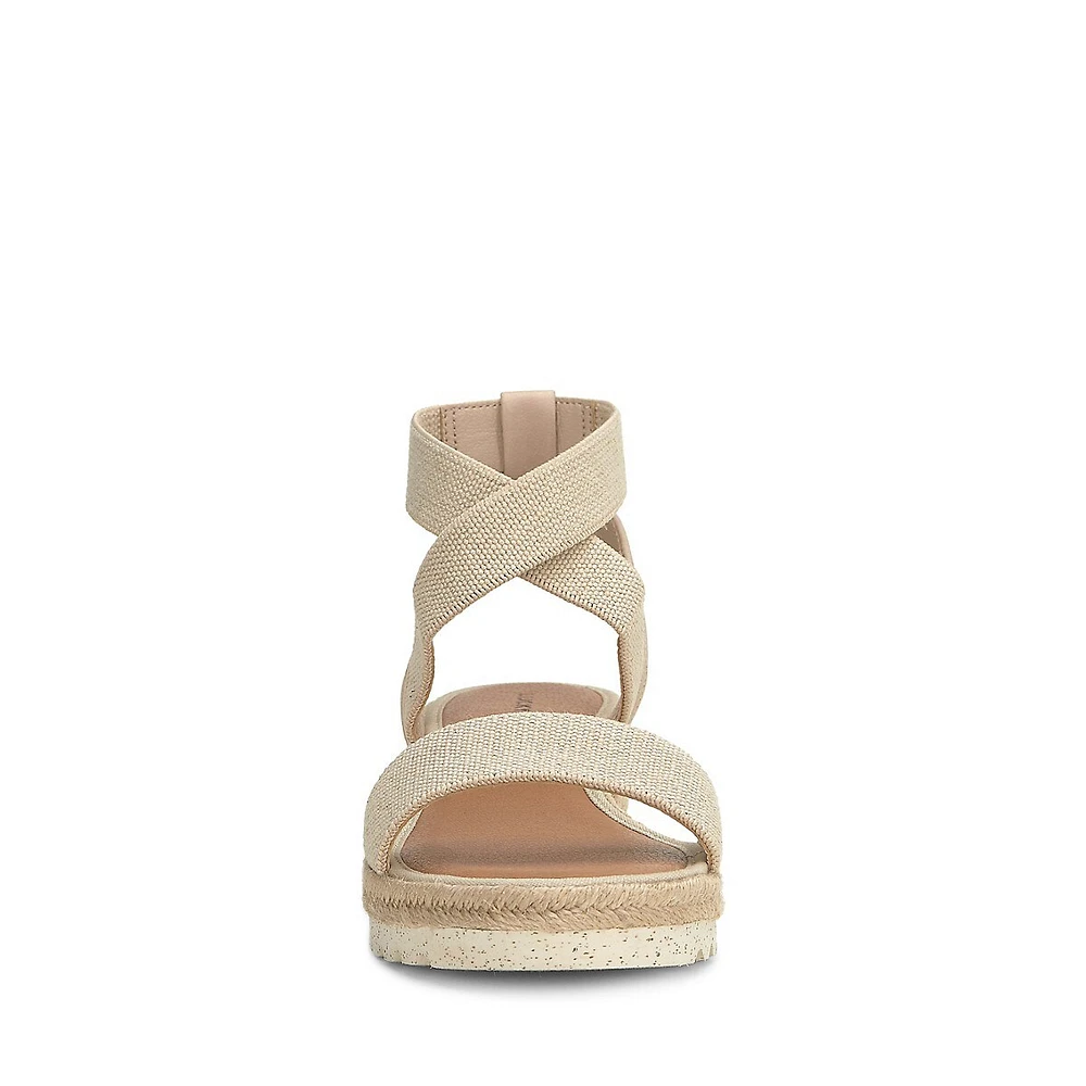 Sandales espadrilles à plateforme et cheville Thimba