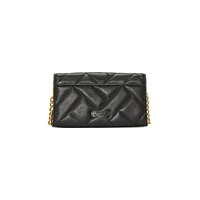 Kisho Quilted Leather Wallet-On-Chain