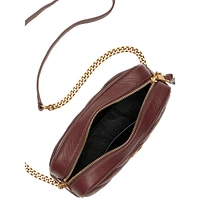 Sac bandoulière en cuir matelassé Kisho