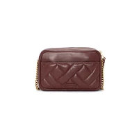Sac bandoulière en cuir matelassé Kisho