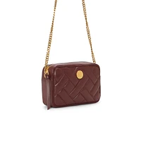 Sac bandoulière en cuir matelassé Kisho