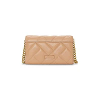 Kisho Croc-Embossed Leather Wallet-On-Chain