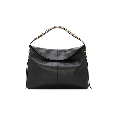 Letta Leather Hobo Bag