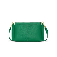 Livee Pebbled Leather Crossbody Bag