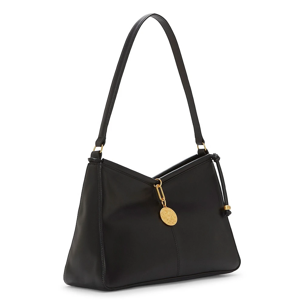 Maire Smooth Leather Shoulder Bag