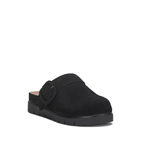 Women's Oiled Suede Mules