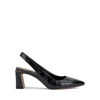 Hamden Leather Slingback Pumps