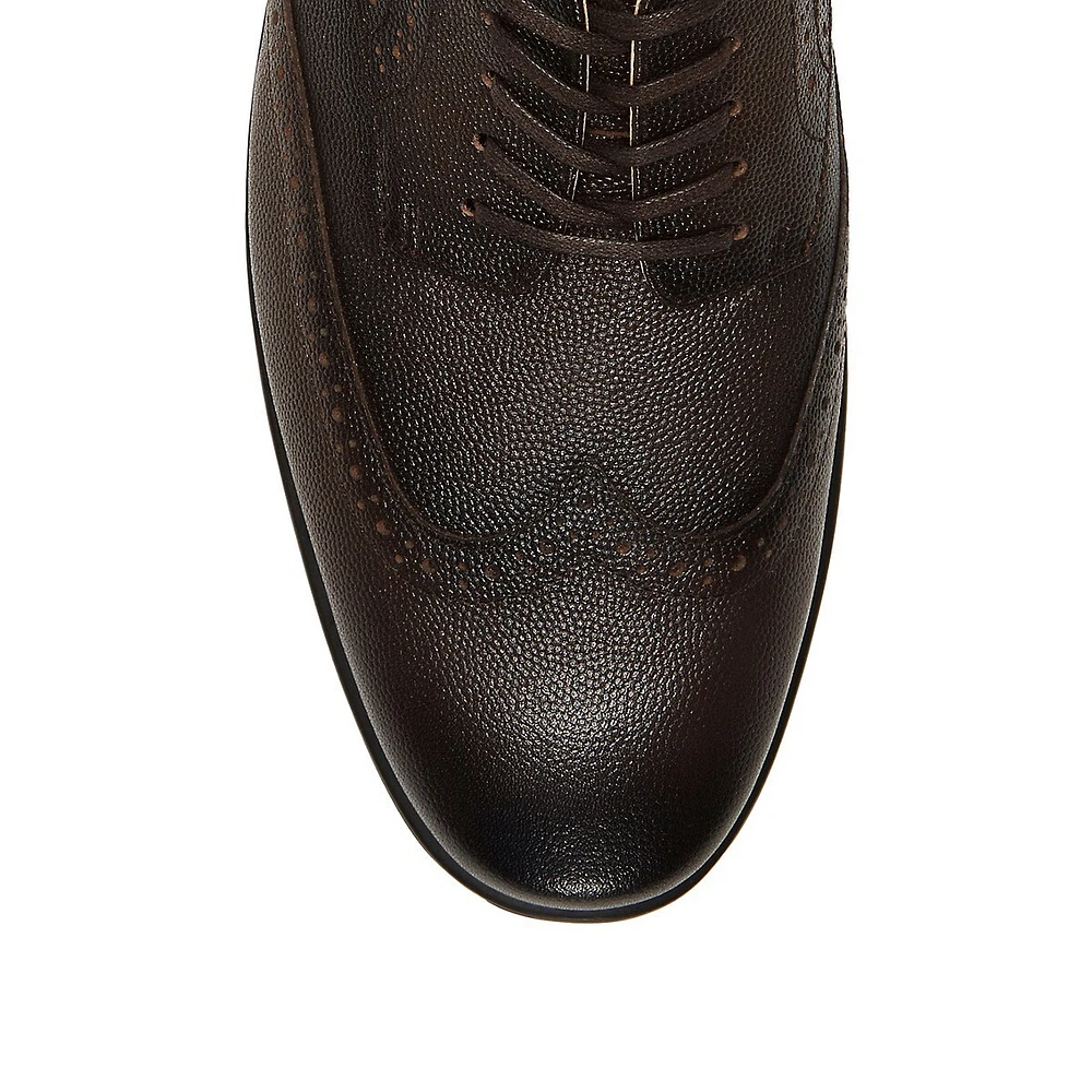 CKarl Wingtip Leather Dress Shoes