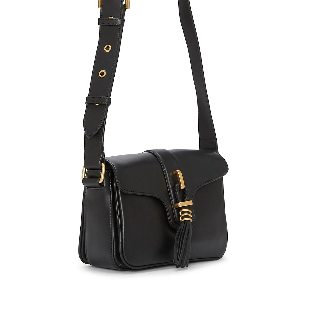 Maecy Leather Crossbody Bag