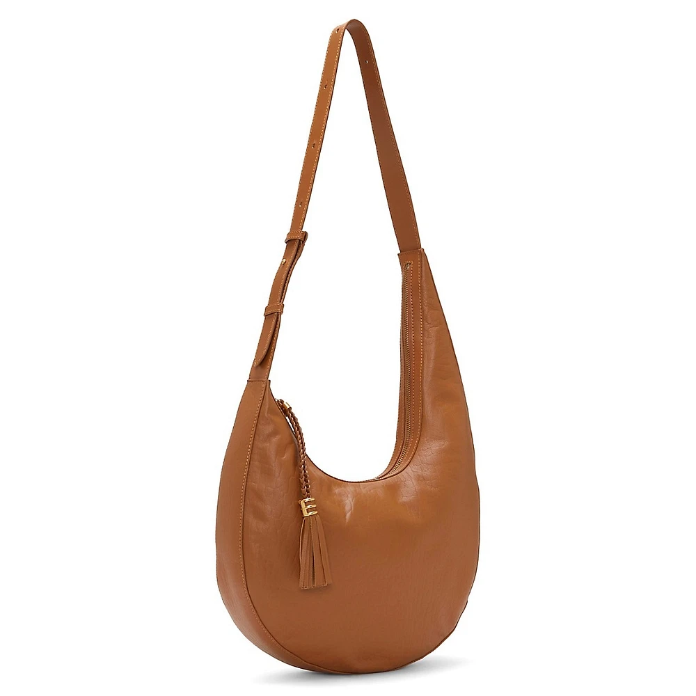 River Leather Hobo Bag