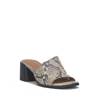 Jamira Block-Heel Slide Sandals