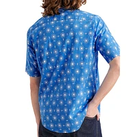 Regular-Fit Printed Short-Sleeve Casual Shirt
