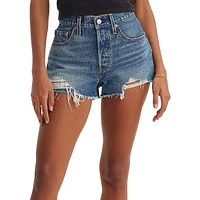 501 Original High-Rise Jean Shorts Darn It Now