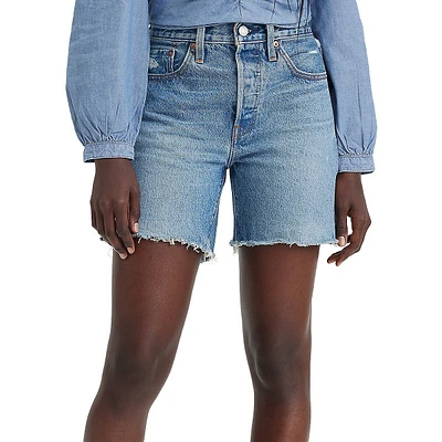501 Mid-Thigh Jean Shorts Sure Time Flies