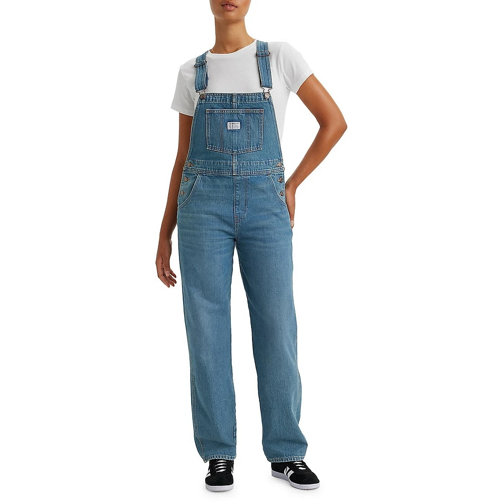 Vintage-Style Denim Overalls Fresh Perspective