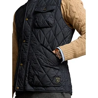 Diamond-Quilted Polyfill Utility Vest