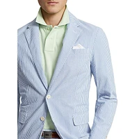 Modern-Fit Seersucker Suit Jacket