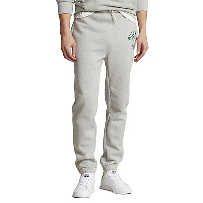 Double Mesh-Knit Jogger Pants