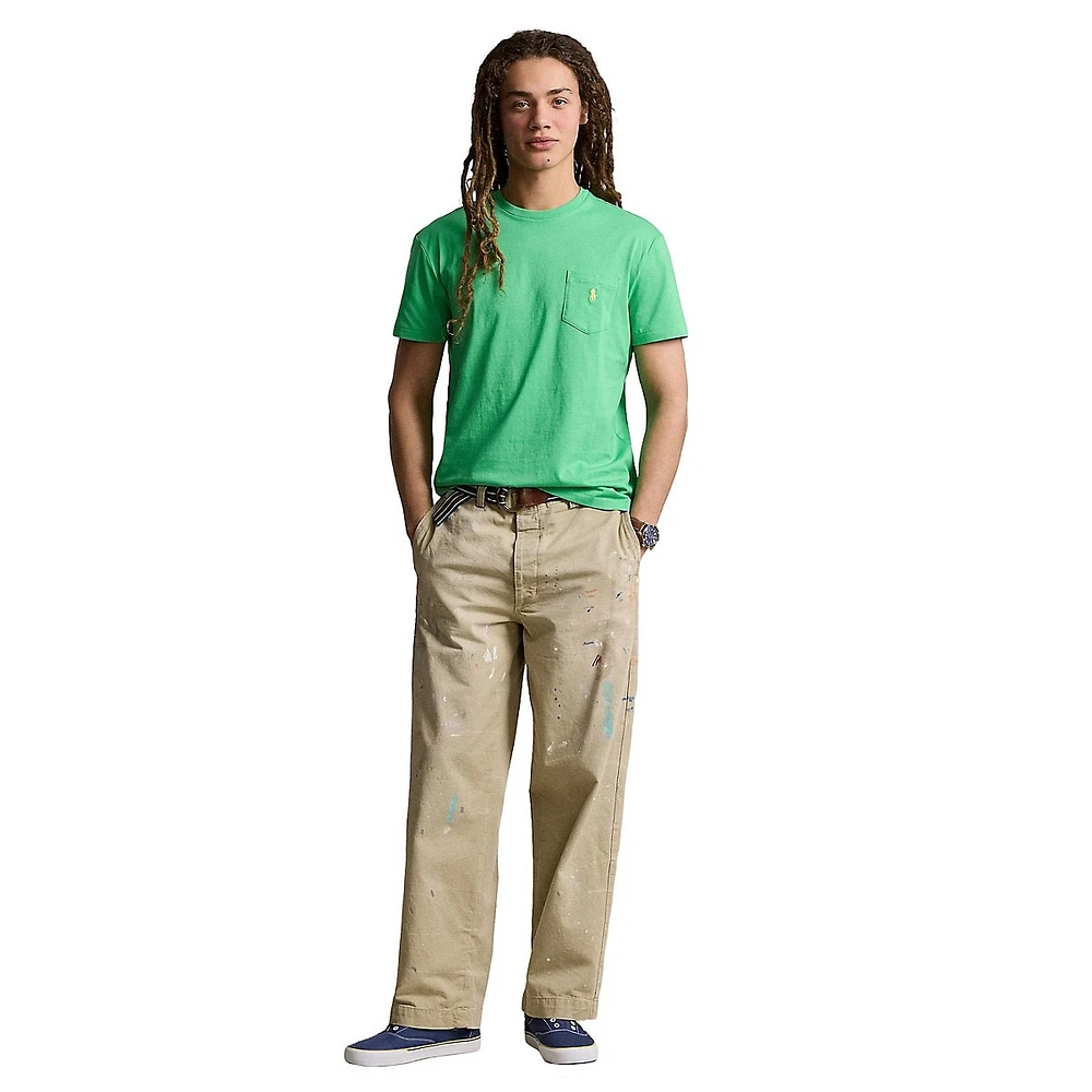 Classic-Fit Jersey Pocket T-Shirt