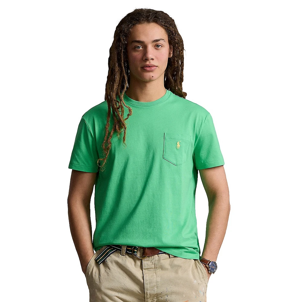 Classic-Fit Jersey Pocket T-Shirt