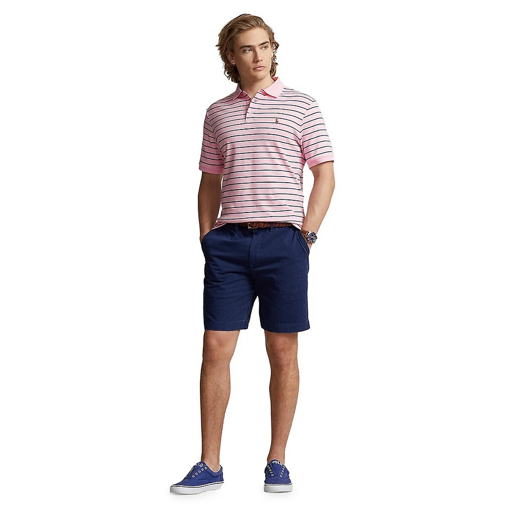 Classic-Fit Striped Polo Shirt