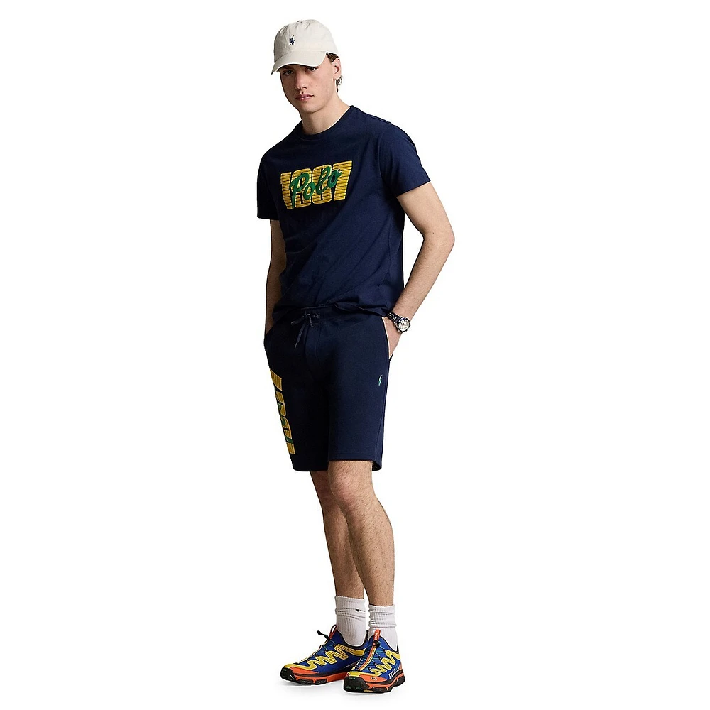 Double-Knit Logo Shorts