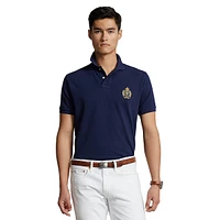 Custom Slim Triple-Pony Mesh Polo Shirt