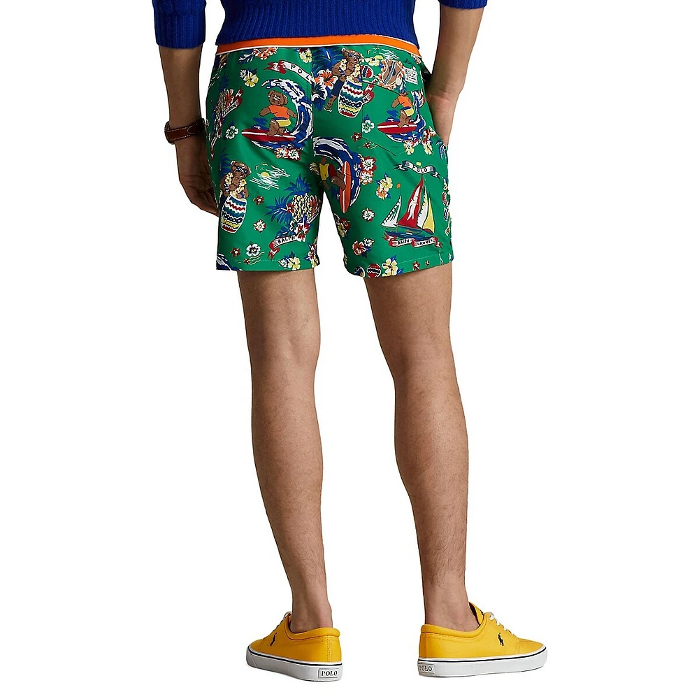 5.75-Inch Traveler Polo Bear Swim Trunks