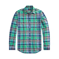 Plaid Pocket Shirt