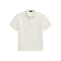 Slim-Fit Big Pony Mesh Polo Shirt