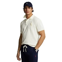 Slim-Fit Big Pony Mesh Polo Shirt