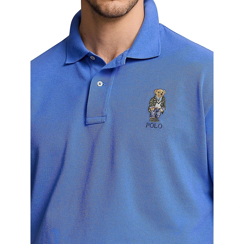 Big & Tall Polo Bear Mesh Shirt