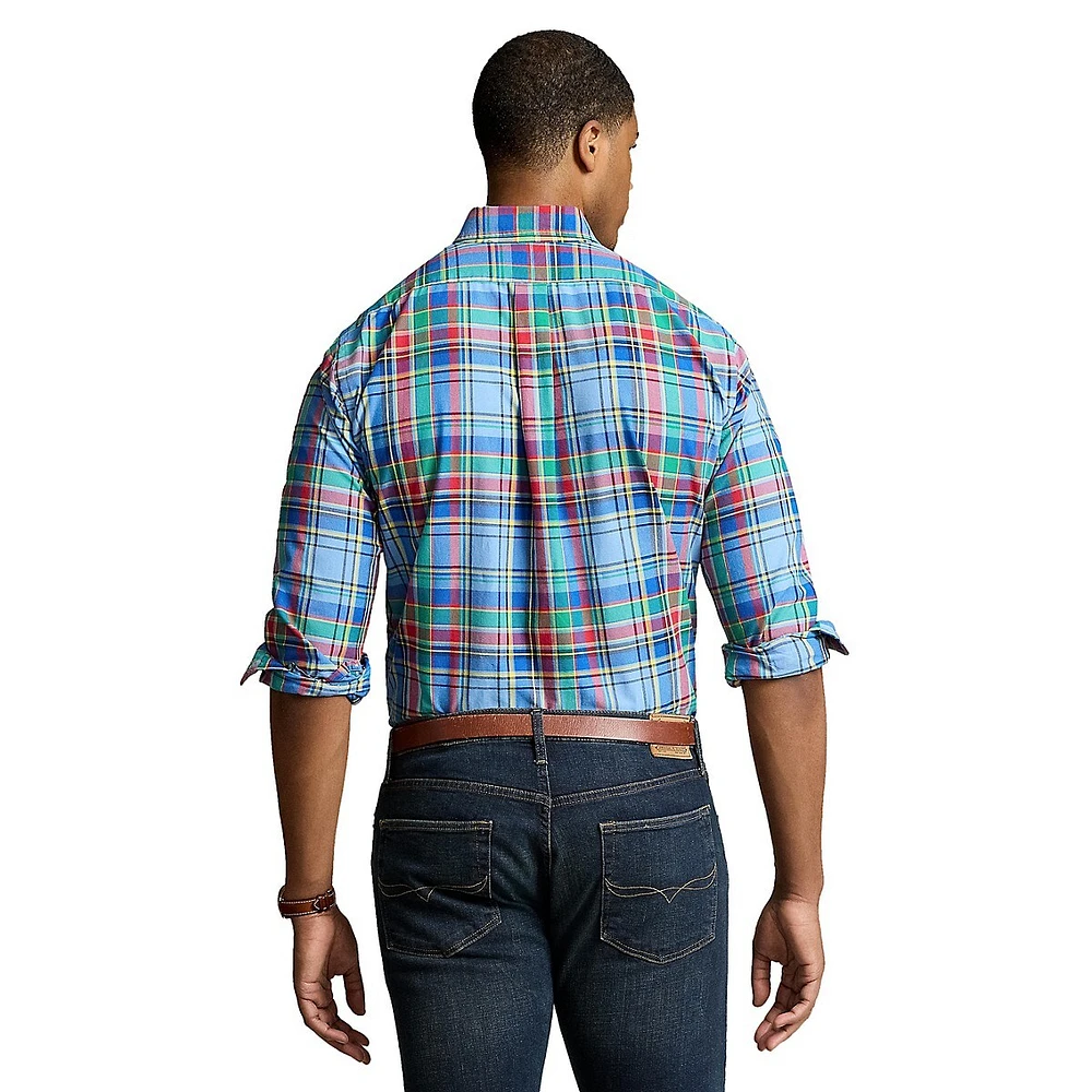 Big & Tall Plaid Oxford Shirt