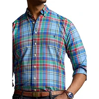 Big & Tall Plaid Oxford Shirt