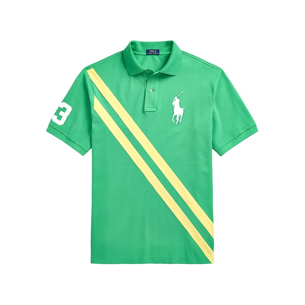 Big & Tall Pony Mesh Polo Shirt