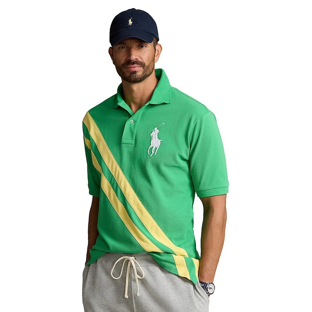 Big & Tall Pony Mesh Polo Shirt